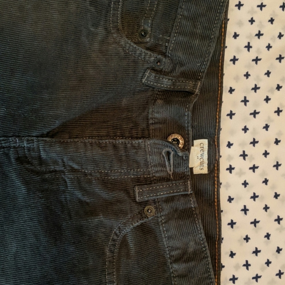 Boys Grey Cordory Pants